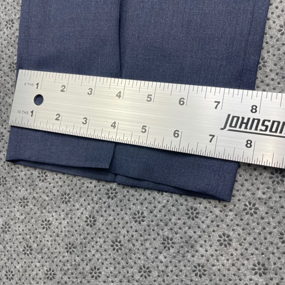 Brooks‎ Brothers 1818 Classic Navy Reda Wool Dress Pants Mens 36x30 Fits 38x27